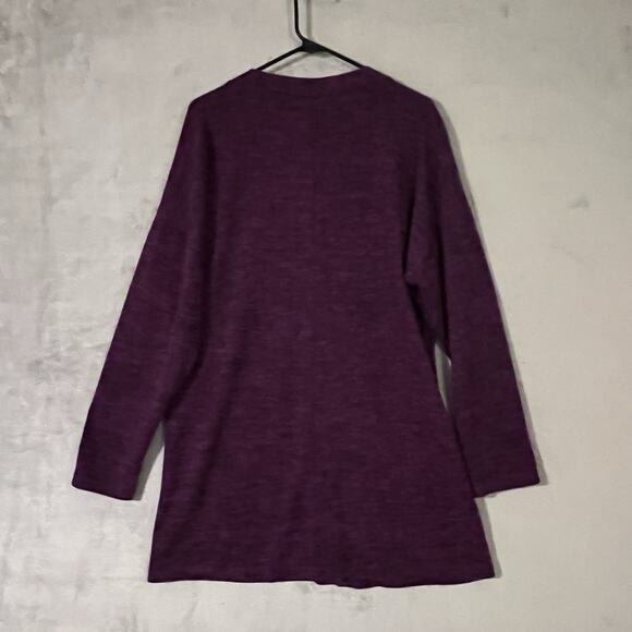 Per Seption Concept Womens Purple Cardigan Sweater Size Large Buttons Pockets - Picture 10 of 10